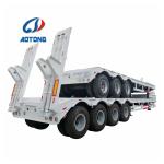 Semi-Trailer 3 Axle Lowboy for Heavy Duty Transporting Excavator Crane Road