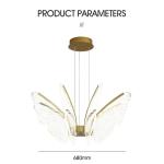 Modern Minimalist Acrylic Butterfly Dining Chandelier Designer Modern Butterfly