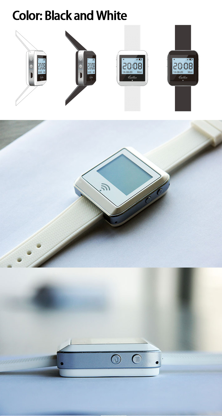 China best price nursing home wireless nurse call system with watch pager and push button