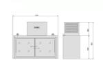Wall Mounted SS201 320mm Catering Refrigeration Equipment