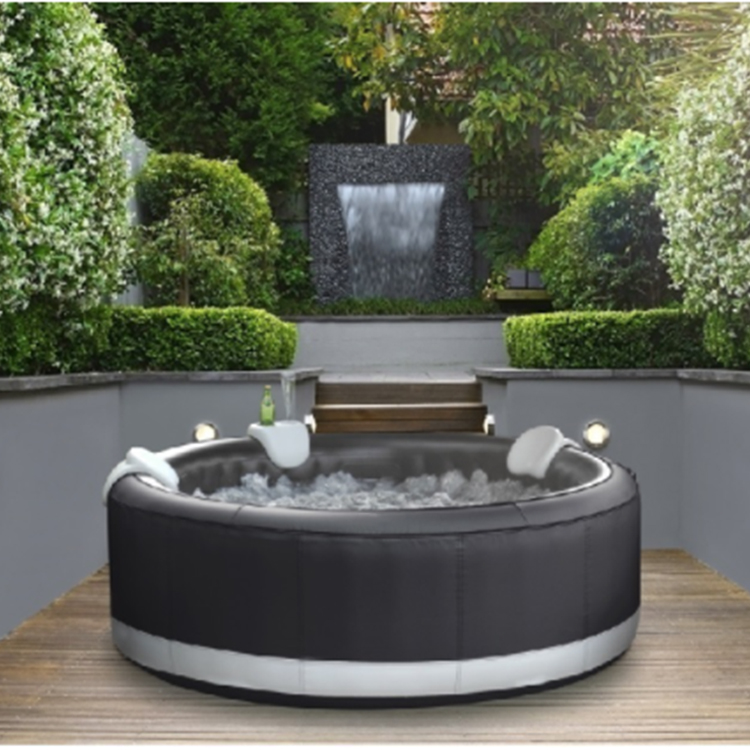 1.80m 4 People Air Jets Inflatable Spa Tub Portable Hot Tub For Outdoor