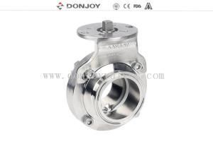 Quality 1.5 INCH high quality stainless steel 316l butterfly valves with ISO5211 bracket wholesale