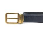 Custom Logo Men 3.3mm Cow Leather Dress Belt With Pin Buckle