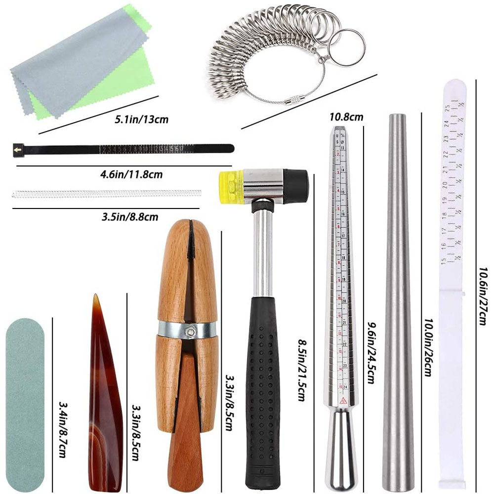 13 Piece Jewelry Measuring Tool Set Crafting Diy Accessories