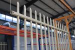 Customized Black Zinc Steel Metal Garrison Fence Panels Maintenance Free
