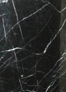 Quality Black Marquina Nero Marquina Gloss Marble Floor Tiles Frost Resistance wholesale
