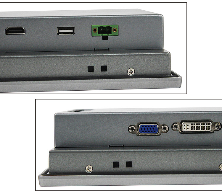 Hdmi Ip66 10" Capacitive Touch Monitor Panel Mounted Industrial Grade
