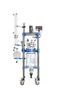 Quality Chemical Glass Reactor 316L Evaporator Stainless Steel Vacuum -0.098MPa Spray Heating 220V 60Hz wholesale