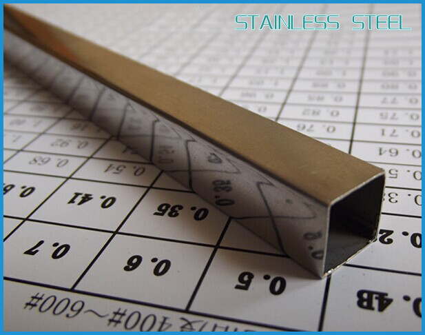 600 grit polished stainless steel square tube for decoration