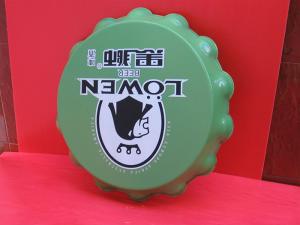 Quality Advertisng outdoor light 3D acrylic square billboard for wholesale;luxury standard for exp wholesale