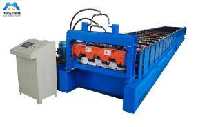 Quality Galvanized Metal Deck Roll Forming Machine Mexico Style 1219mm Material Width wholesale