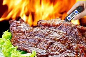 Quality Food Retail Household Barbecue Smoker Thermometer With Reduced Tip Probe wholesale