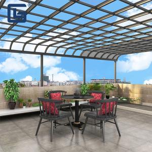 Quality Garden Waterproof Aluminum Awning Canopy 500mm Polycarbonate Panel wholesale
