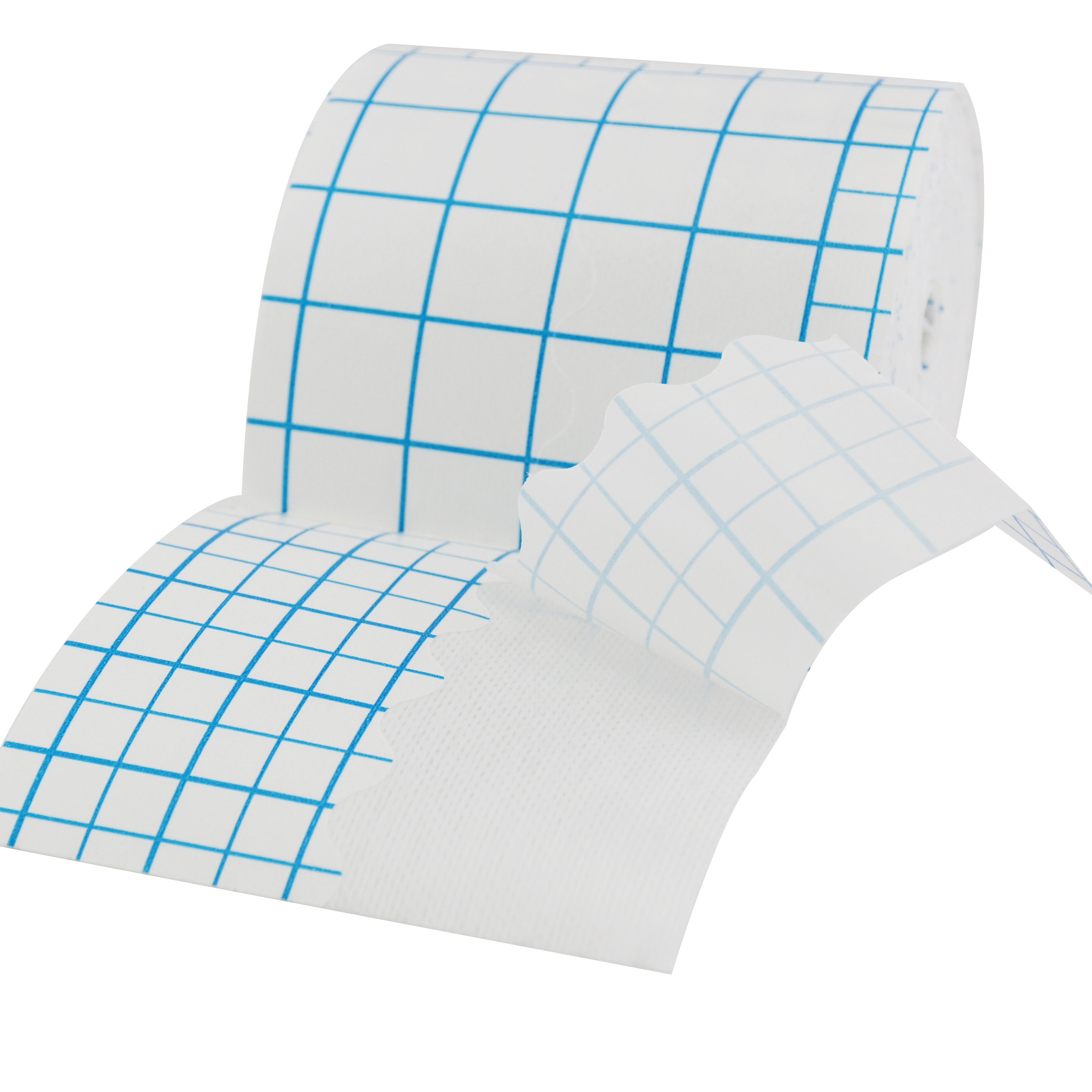 PU or spun-laced non woven fabric material adhesive dressing roll