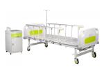 Detachable ABS Adjustable 2160MM Hospital Bed 2 Cranks Manual Medical Bed