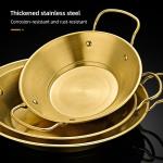 Wholesale Top Seller Kitchen Seafood Cookware Pan Stainless Steel Cooking Paella
