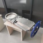 Cast Steel Slide Pneumatic Knife Gate Valve DN150-DN400