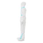 High Permeability Medical Protective Clothing Work Coverall Adjustable Tightness