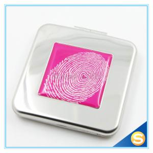 Quality China Wholesale Custom Square Shape Cosmetic Pocket Mirror wholesale