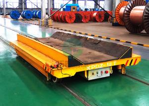 China Industrial Material Handling Ferry Motorized Die Steerable Battery Powered RGV Rail Electric Coil Transfer Vehicle on sale