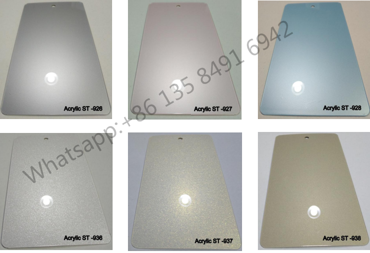 High gloss grey acrylic board for kitchen cabinet doors