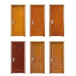 Bathroom WPC Panel Door Fireproof Wood Plastic Composite Doors