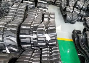 Quality Black Excavator Rubber Tracks 250mm Width For Kubota Kc50 / Tanaka Dc202 wholesale