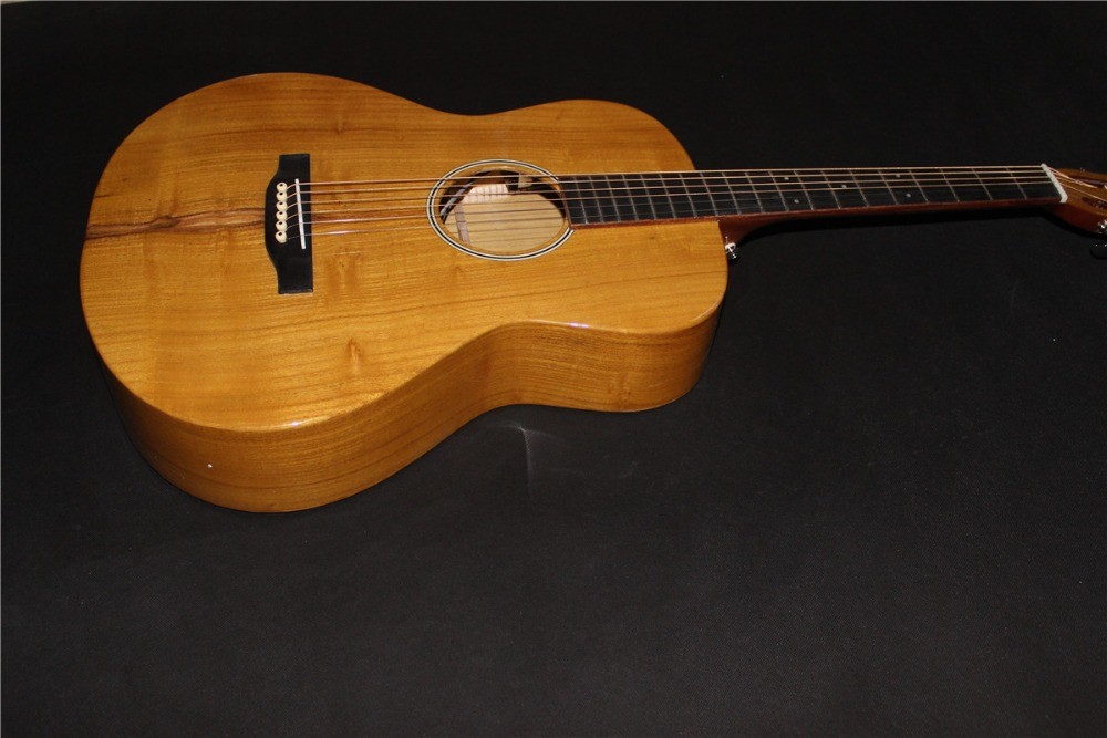 AAAA all Solid imported melburry wood OOO15m body custom acoustic electric guitar