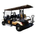 4 6 8 seater Remote Control Electric Sightseeing Limo Golf Cart With 1000kg