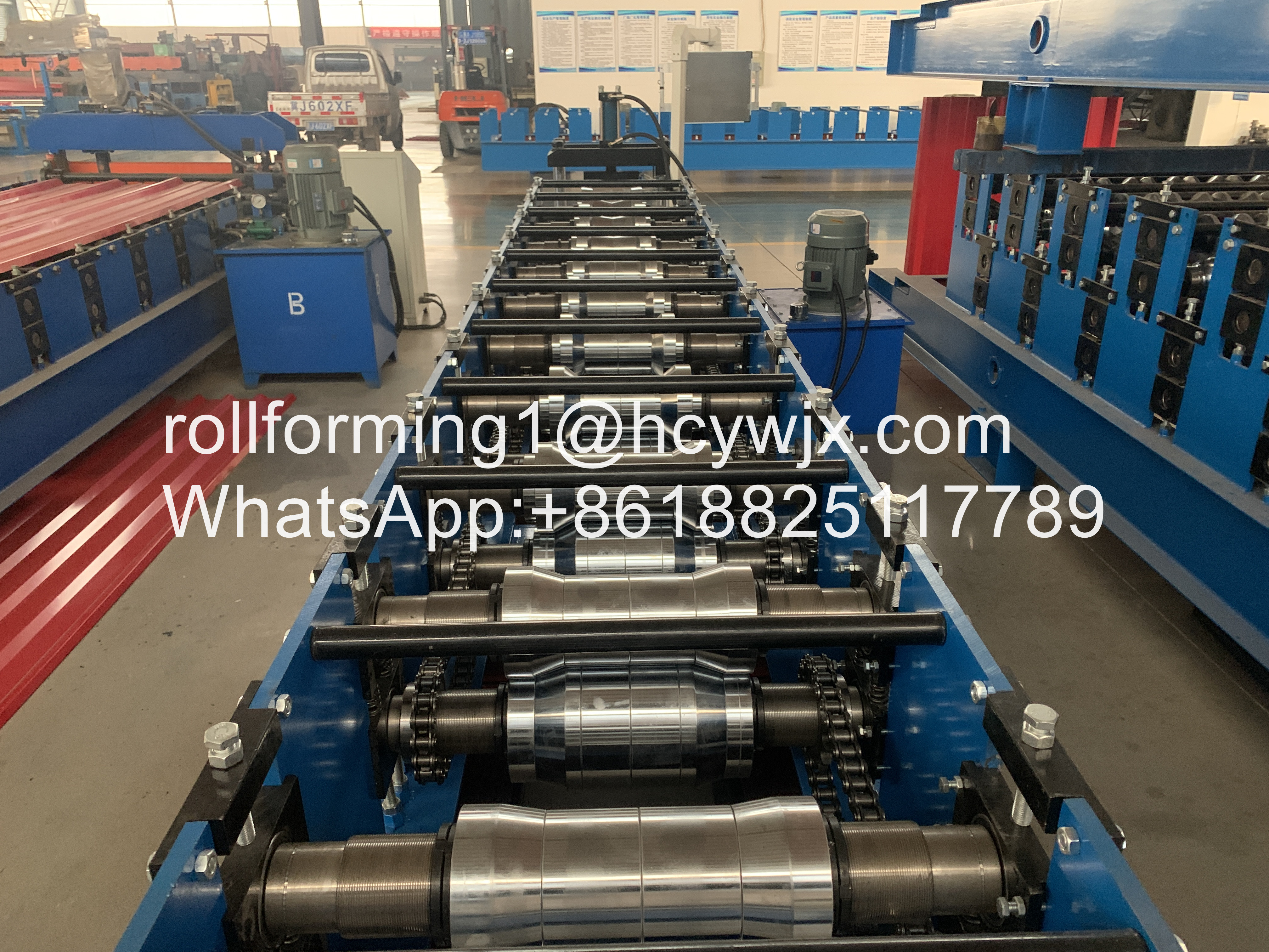Galvanized Metal Roof 1.5mm Thickness Ridge Cap Roll Former