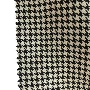 Quality 300*300D Yarn Count Oxford Fabric Houndstooth Plaid Check Fabric for Women's Clothing wholesale