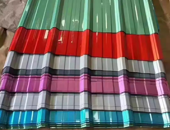 Flower Pattern PPGI Steel Coils Corrugated Roofing Sheet Color Coated GI Sheet