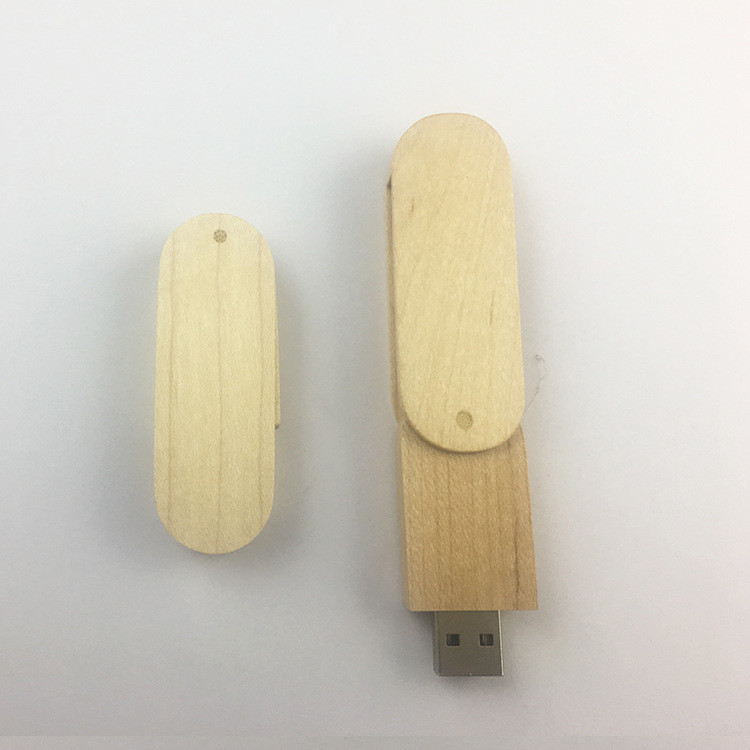 Promotional Wooden USB flash drives small wood logo customized