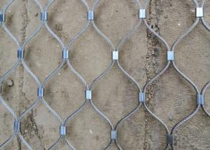 Quality Flexible Wire Rope Mesh Cable Web Net For Balustrade Or Railing Sus 316 2.5mm wholesale