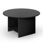 Durable Black Plywood Side Tables For High End Hotel Lounge
