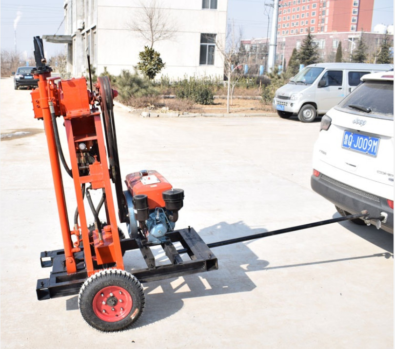 St 50 Borehole Drilling Rig Portable Hydraulic 380V
