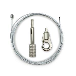 Quality Adjustable Wire Hanger Suspension Kit Ceiling Spiral Anchors Cable Gripper wholesale
