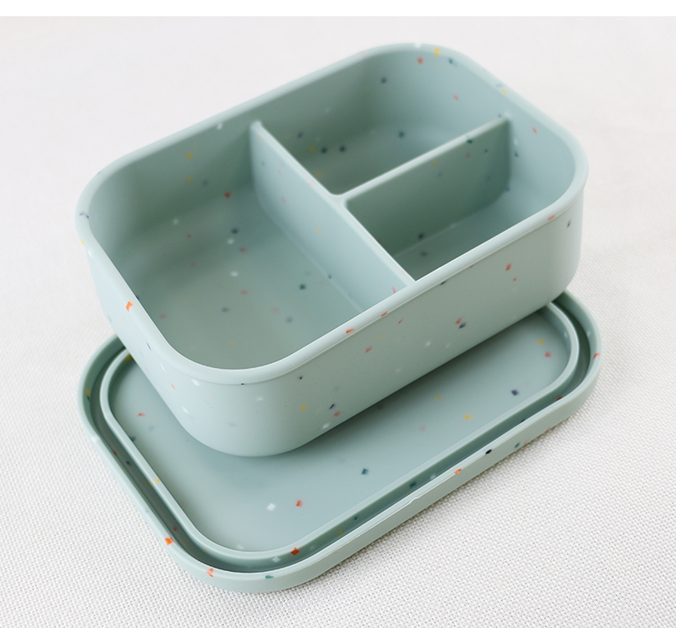 Sustainable Silicone Food Storage Container For Students Workers ODM