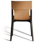 Canteen Villa Steel Tube 81cm Solid Wood Chairs