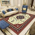 Persian Pattern Polyester Fiber Living Room Floor Carpet Stripping Special Style