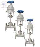 Cryogenic Pneumatic Emergency Shut Off Valve Stainless Steel Flanged Type DN25