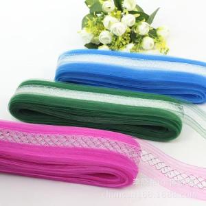 Quality Polyester Mesh Fabric 60gsm For Millinery Supplies And Hat Decoration wholesale