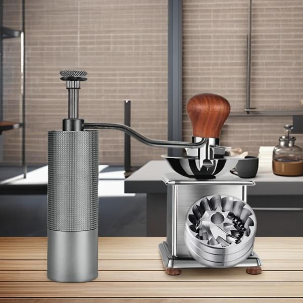 Electric Grinder Stainless Steel Drip Coffee Maker with Glass Kettle and Metal