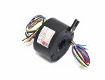 Smooth Rotation Through Bore Electrical Slip Ring Inner Diameter 12mm-700mm