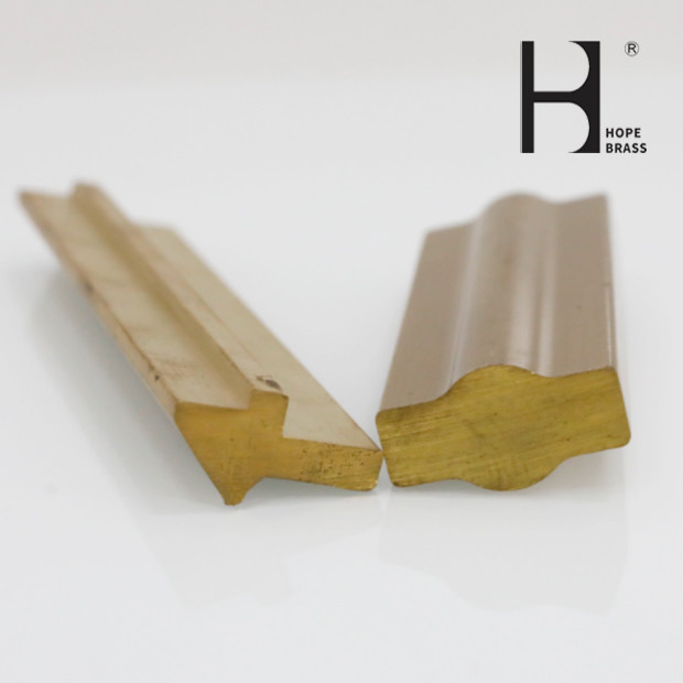 Anti Corrosion Brass Cylinder Lock , H62 Extruded Brass Profiles