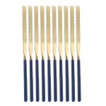 Section Shape Round Needle Files for Metal Jeweler Wood Carving Craft 10 Piece