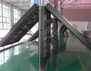 Quality Weather Resistant Front Service LED Display Video Wall With Iron Cabinet Material wholesale