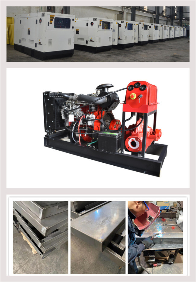 Single Stage 6 Inch 310KW Generator Powered Water Pump
