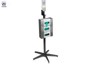 China Custom Freestanding Floor Stand For Hand Sanitizer Dispenser on sale