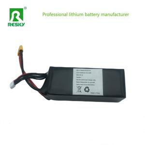 China RC Lipo Battery Pack 7.4V 11.1V 14.8V 22.2V 5000mAh 15c For RC Boat RC Drone on sale